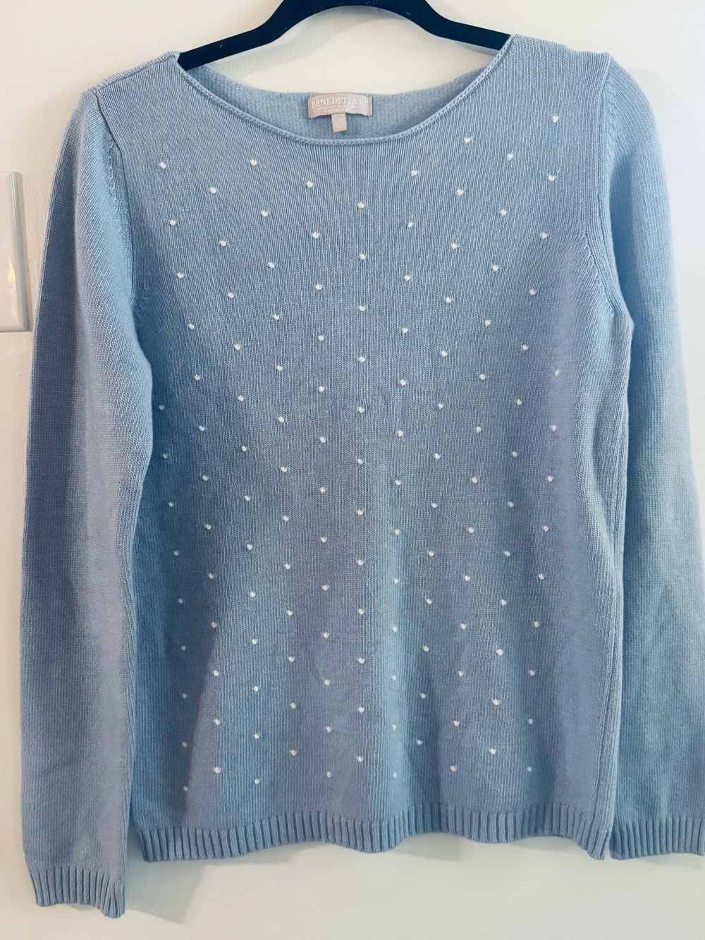 Benedetta B. Light Blue Cottage Core Size  L 
Soft Coquette Preppy old money